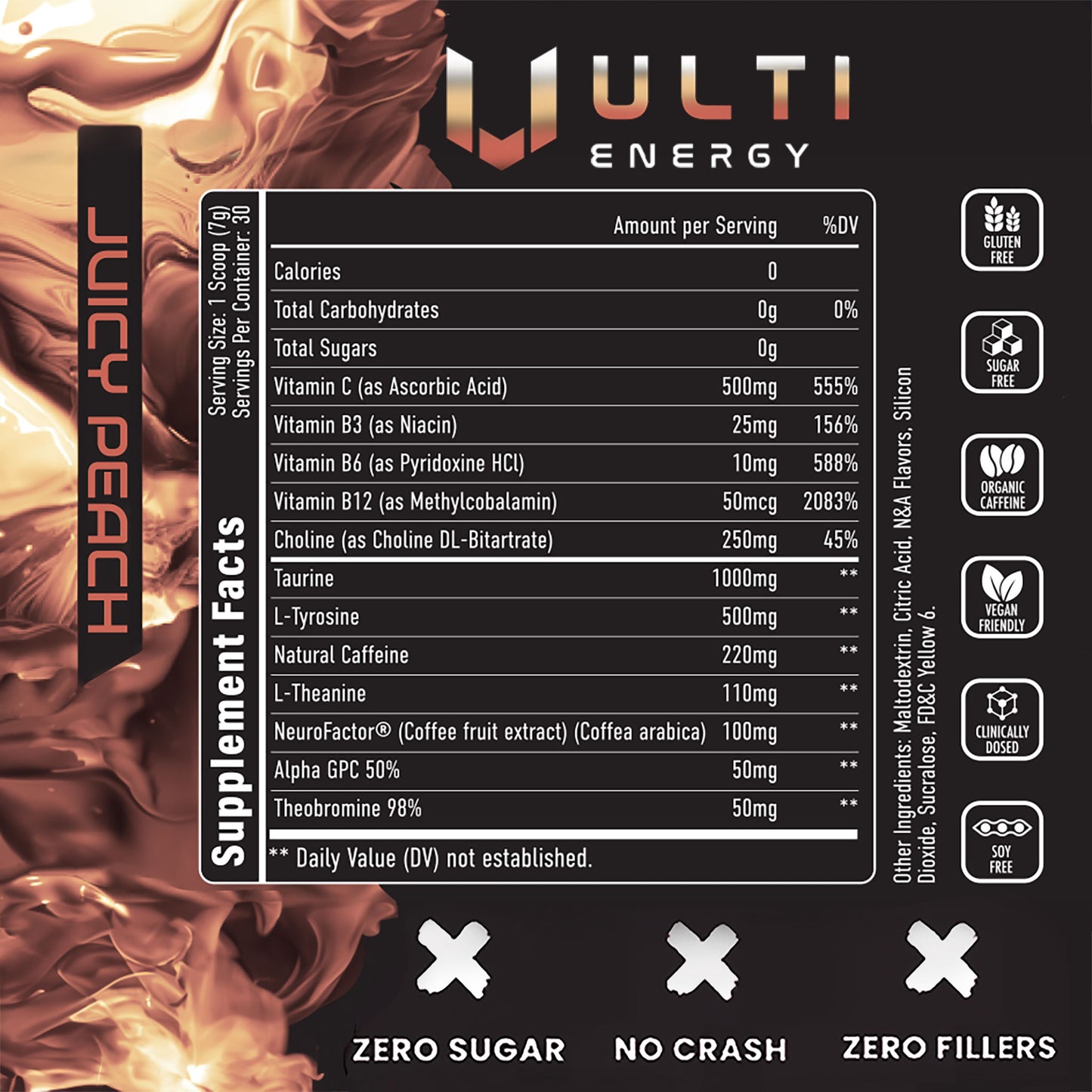 ULTI Energy Juicy Peach