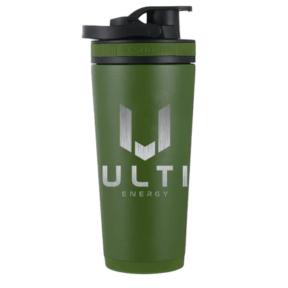 Green ULTI x Ice Shaker Premium Metal 26oz Shaker