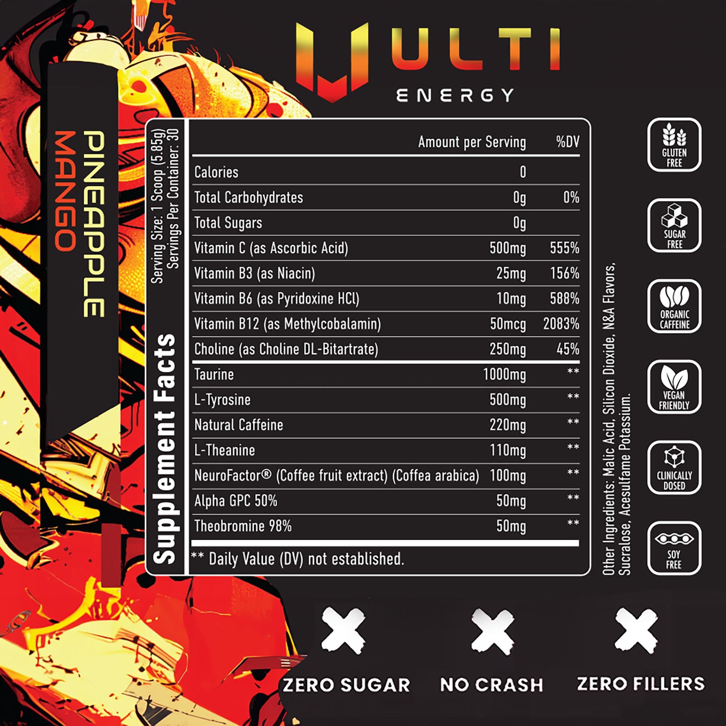 ULTI Energy Pineapple Mango